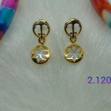 Gold Fine Design Earrings by 