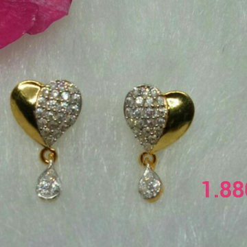 Gold Classic Design Earrings by 