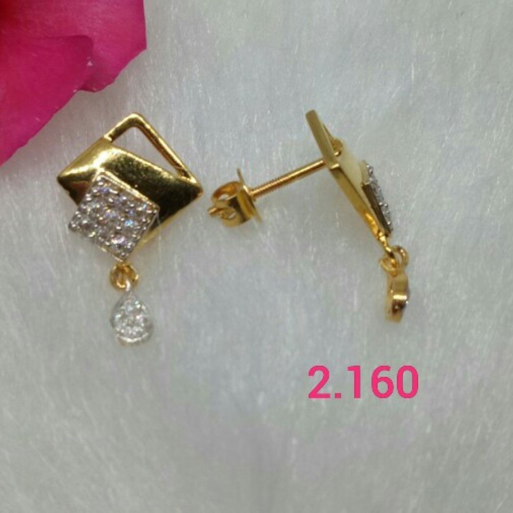 Gold Classic Plain Earrings