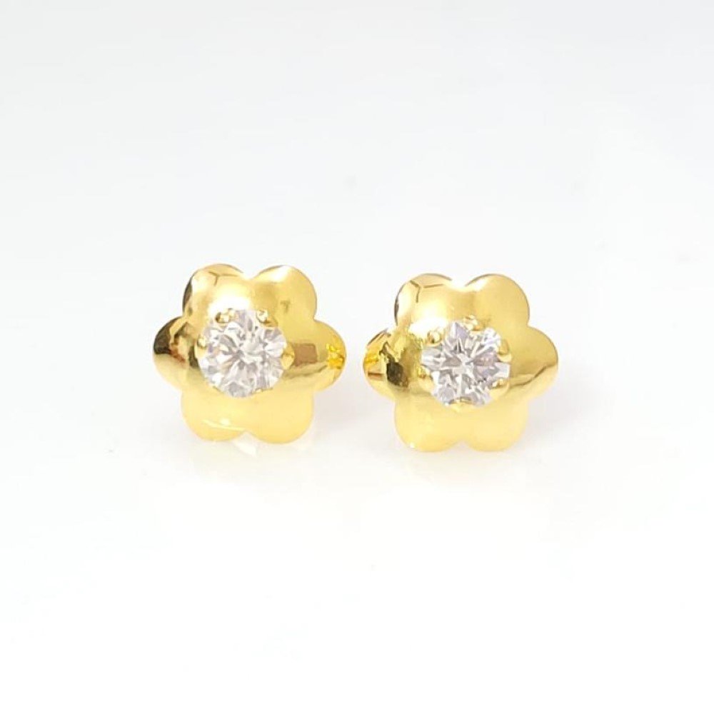 Yellow Gold Grand Design Earrings