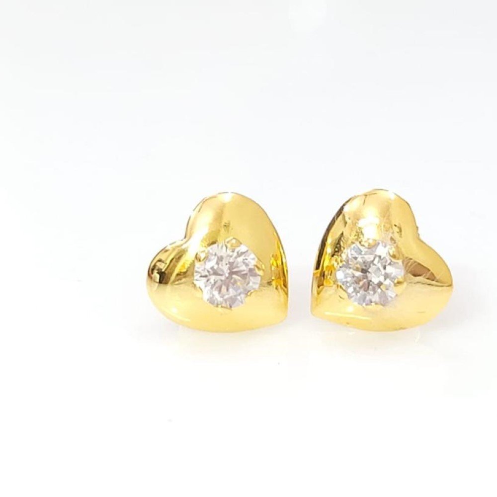 Yellow Gold Classy Design Earrings
