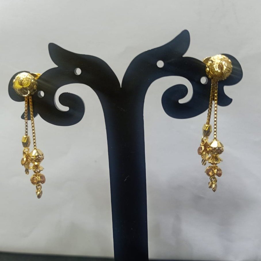 18CT gold antique design soidora earring