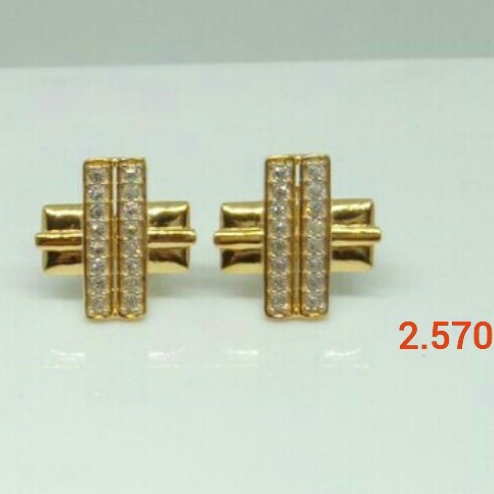 Yellow Gold Daily Wear Modern Earrings